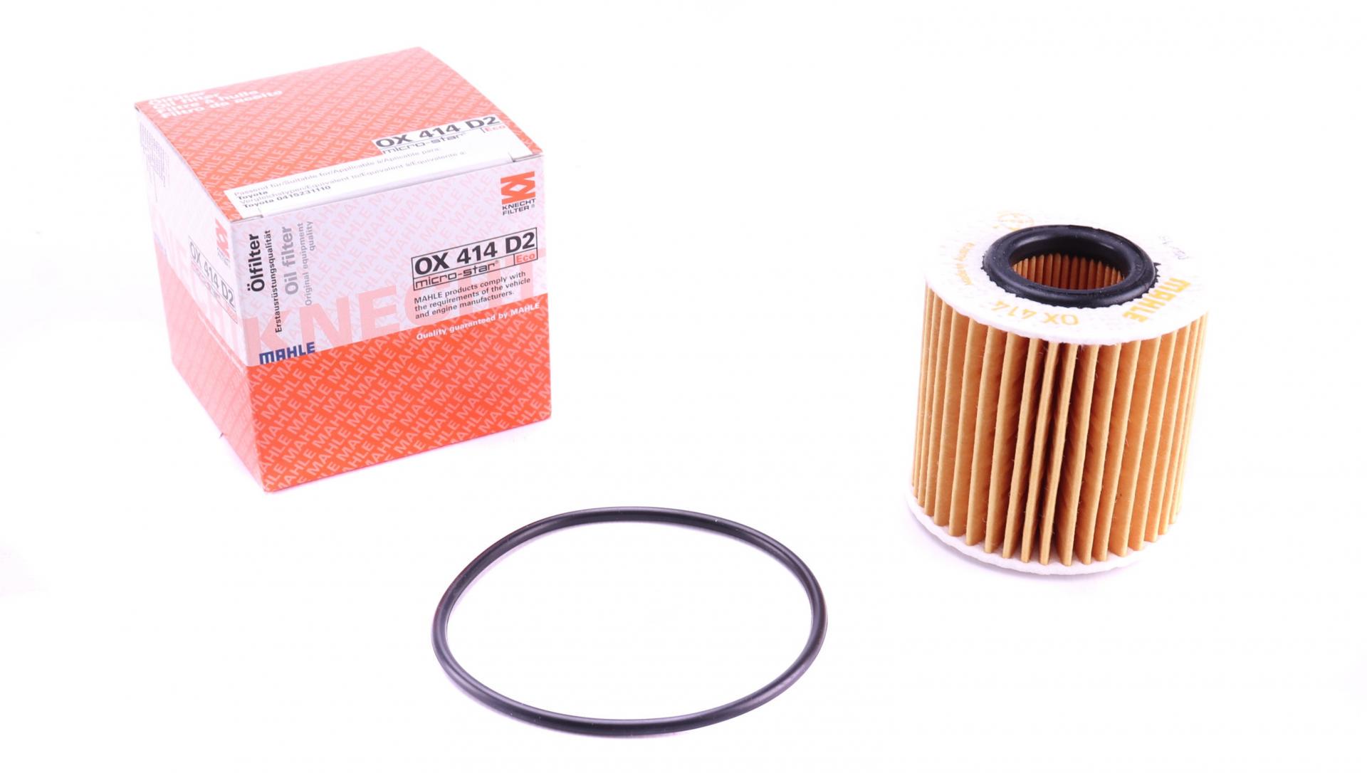 Фильтр масляный KNECHT для Lexus RX/NX 2,0-3,5 08-/Toyota Rav 4 2,5 Hybrid 15- (OX 414D2)