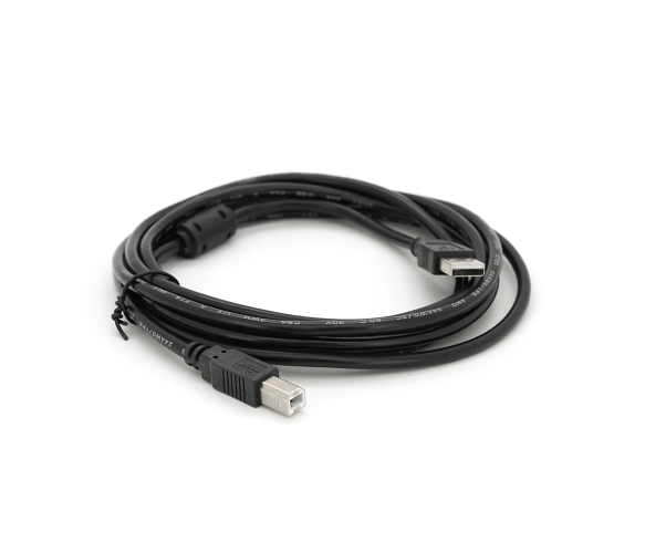 Кабель VOLTRONIC USB 2.0 AM/BM 3 м 1 ферит Black (26450822)
