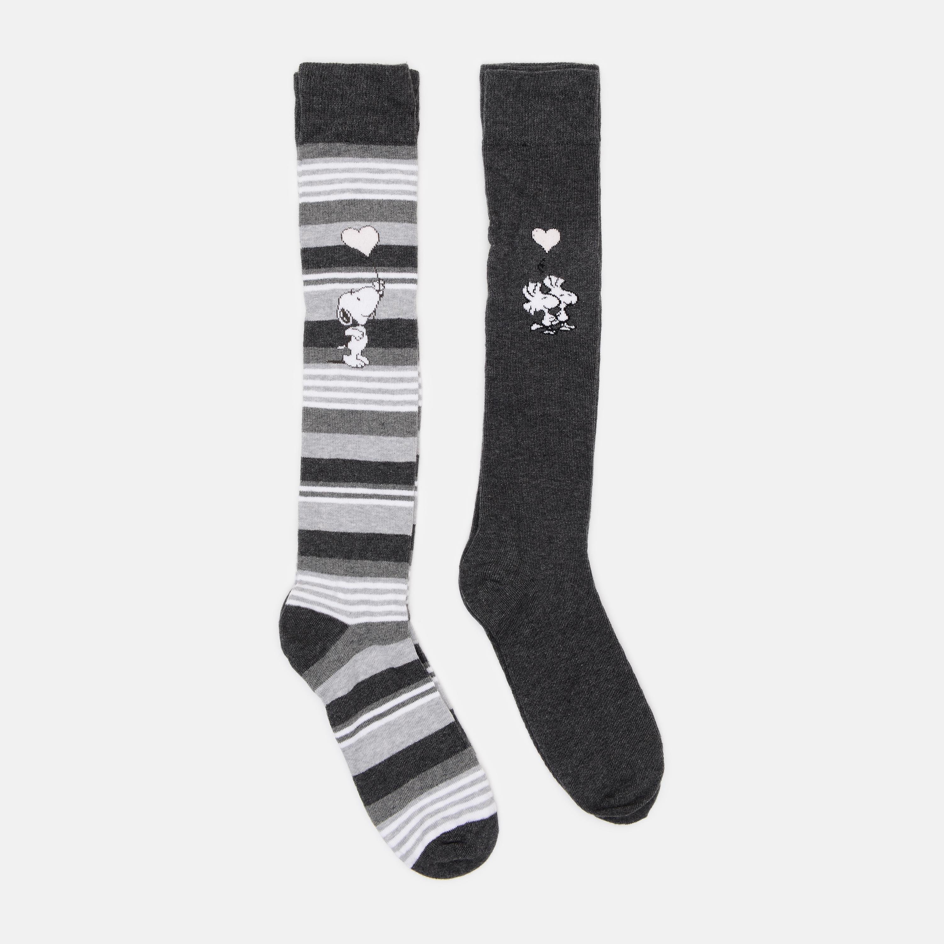 Гольфы C&A 2 пары Принт р. 35-38 Серый (240933258)