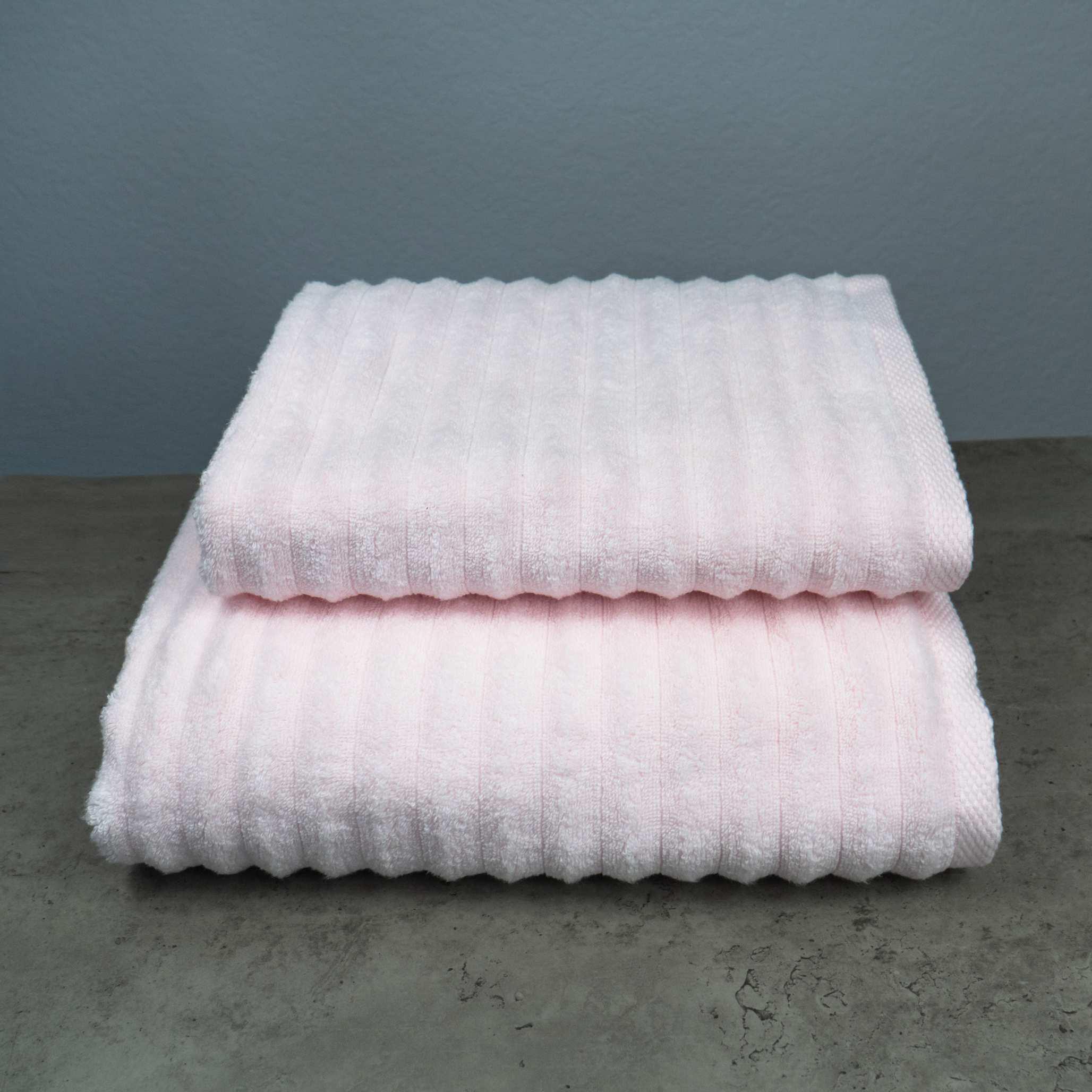 Набор полотенец GM Textile Зеро Твист 2 шт. 50x90 см/70x140 см Светло-розовый (550-2k-zt-lpink)