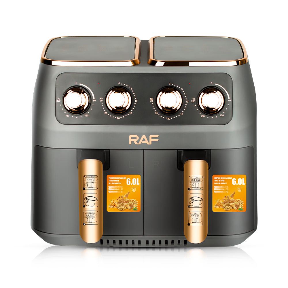 Мультипечь двойная RAF R.5236 6/6 л 2800 Вт