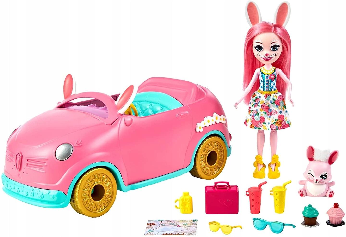 Детский игровой набор Enchantimals Bunny Car Баннимобиль (22642386)