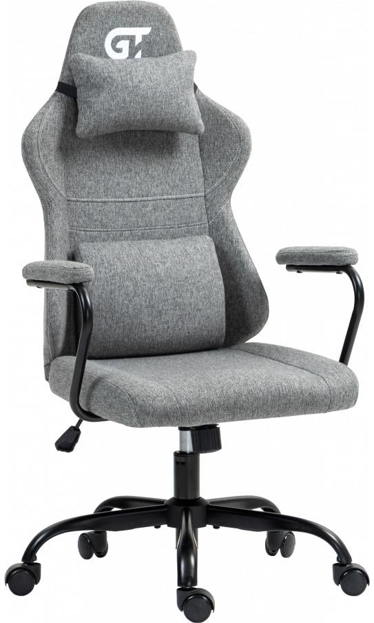 Кресло геймерское GT Racer X-2322 Fabric Grey (1552) - фото 1 Кресло геймерское GT Racer X-2322 Fabric Grey (1552) - фото 1