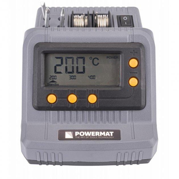 Паяльная станция Powermat 60W PM-SLU-60SU Серо-черный (0002)