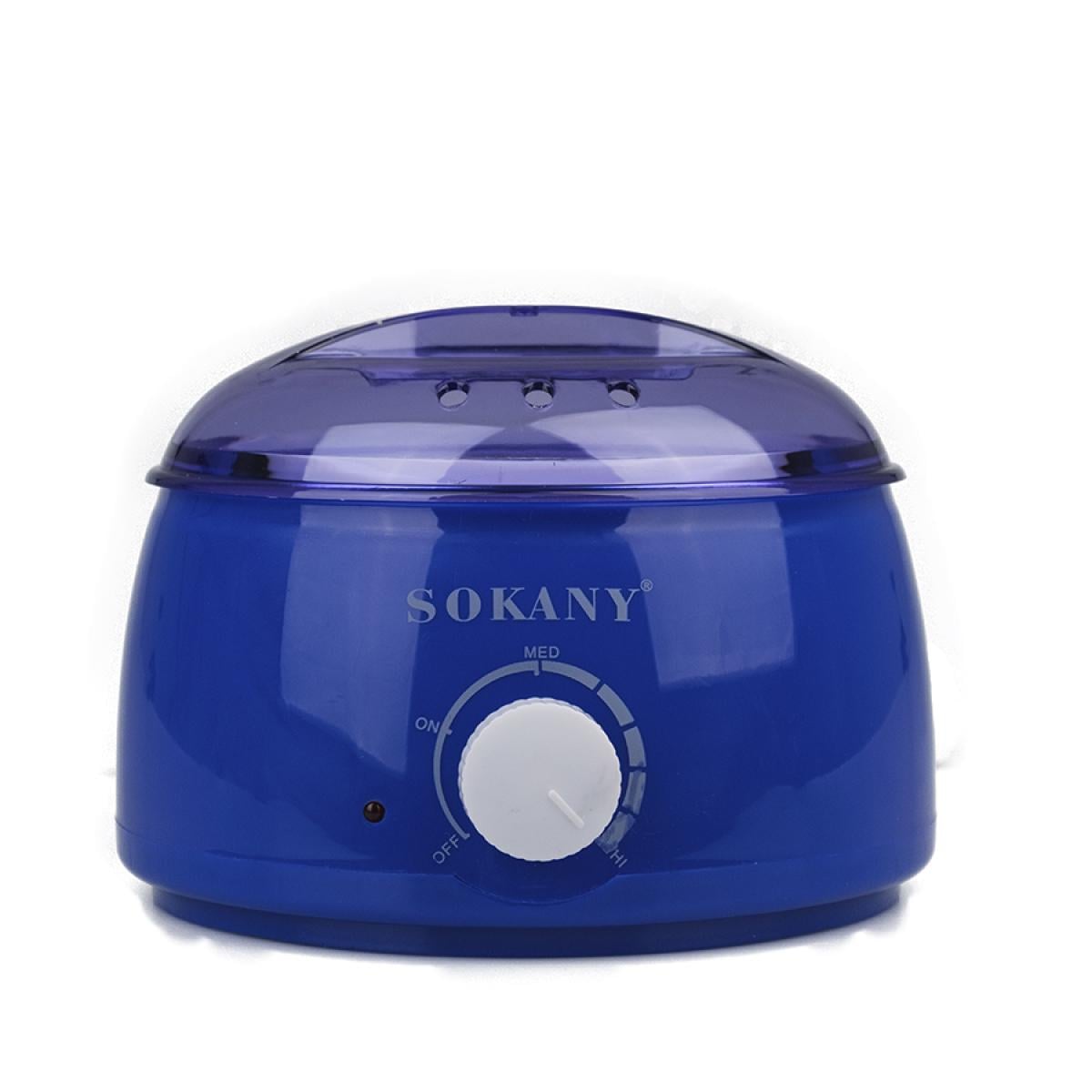 Воскоплав баночный SOKANY SK-117 с терморегулятором 500 мл Синий (SK117NB)