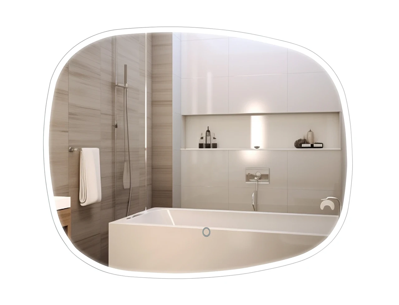 Зеркало Callisto sensor с подсветкой 90x70 см (2350081532)