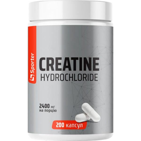 Креатин гидрохлорид Sporter Creatine HCL 800 мг 200 капс.