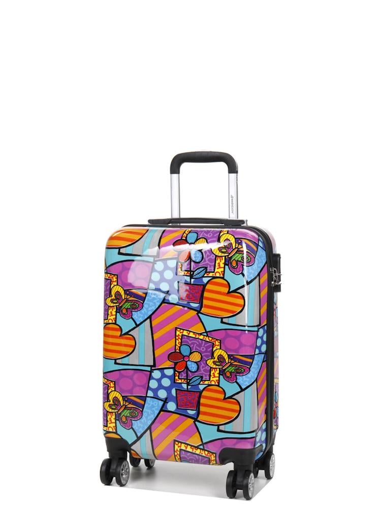 Валіза маленька Madisson Snowball 96820B полікарбонат S Різнокольоровий