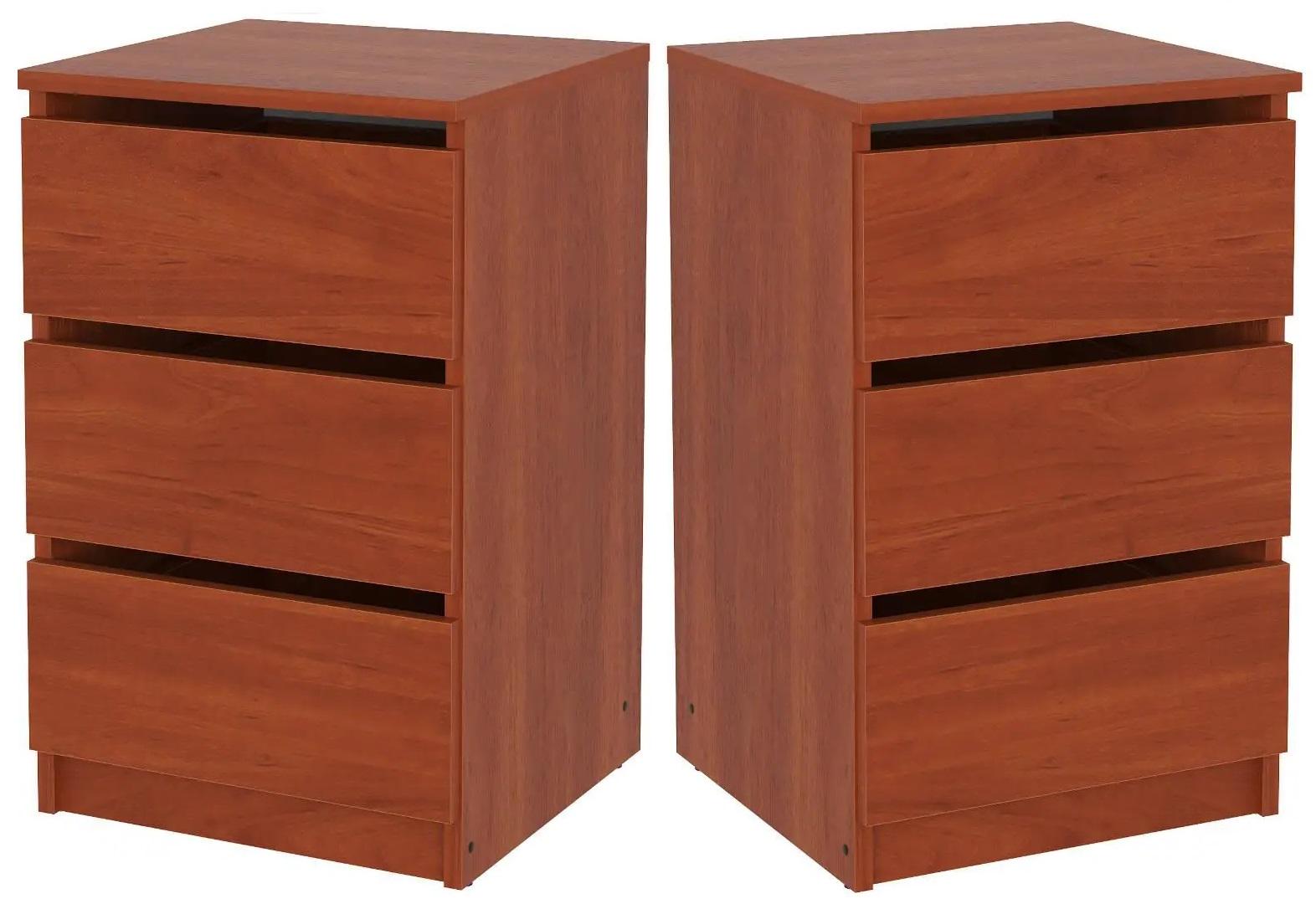 Тумба приліжкова комплект 2 шт. Компаніт ПКТ-11 Яблоко (26657728)