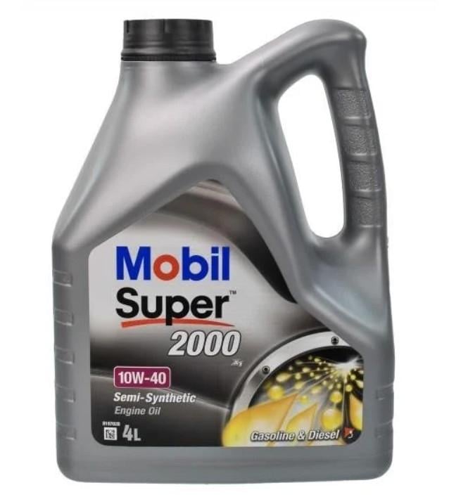 Моторное масло Mobil Super 2000 X1 A3/B3 SJ/SL/SM/SN/SN-Plus/CF 10W-40 4 л (152050)