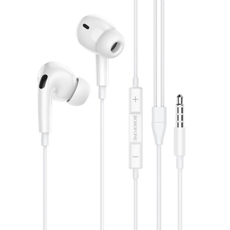 Наушники проводные вакуумные стерео Borofone BM80 Pro 1,2 м White (00000060133_1)