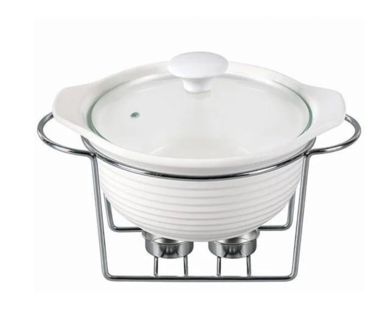 Мармит Kamille круглый 2,4 л d 28 см керамика (6401 K)