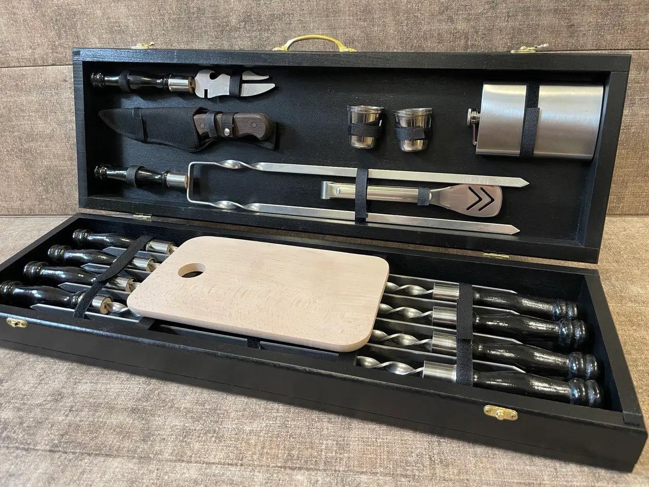 Набор шампуров Grill Black 1 в кейсе (10644243)