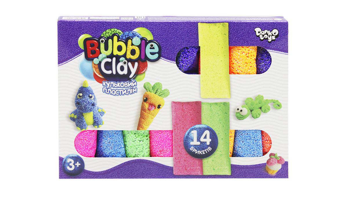 Пластилин шариковый Bubble Clay 14 цветов укр. (168115)