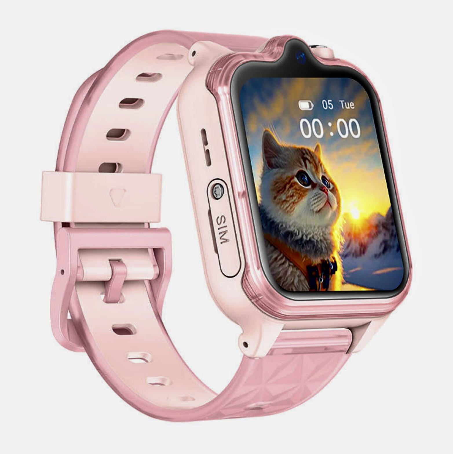 Смарт-часы с GPS для детей Wonlex KT42 2Gb/16GB Pink — фото 3