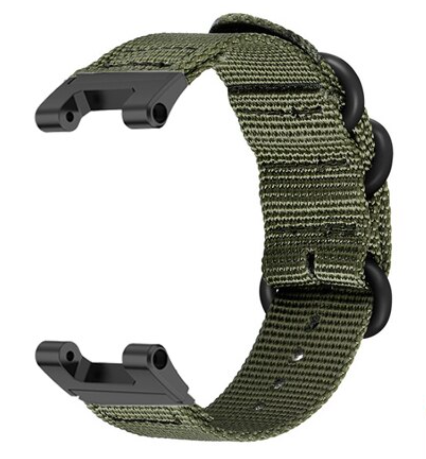 Ремешок нейлоновый Primo Traveller для часов Xiaomi Amazfit T-Rex A1918/T-Rex Pro A2013 Army Green (1636185199)