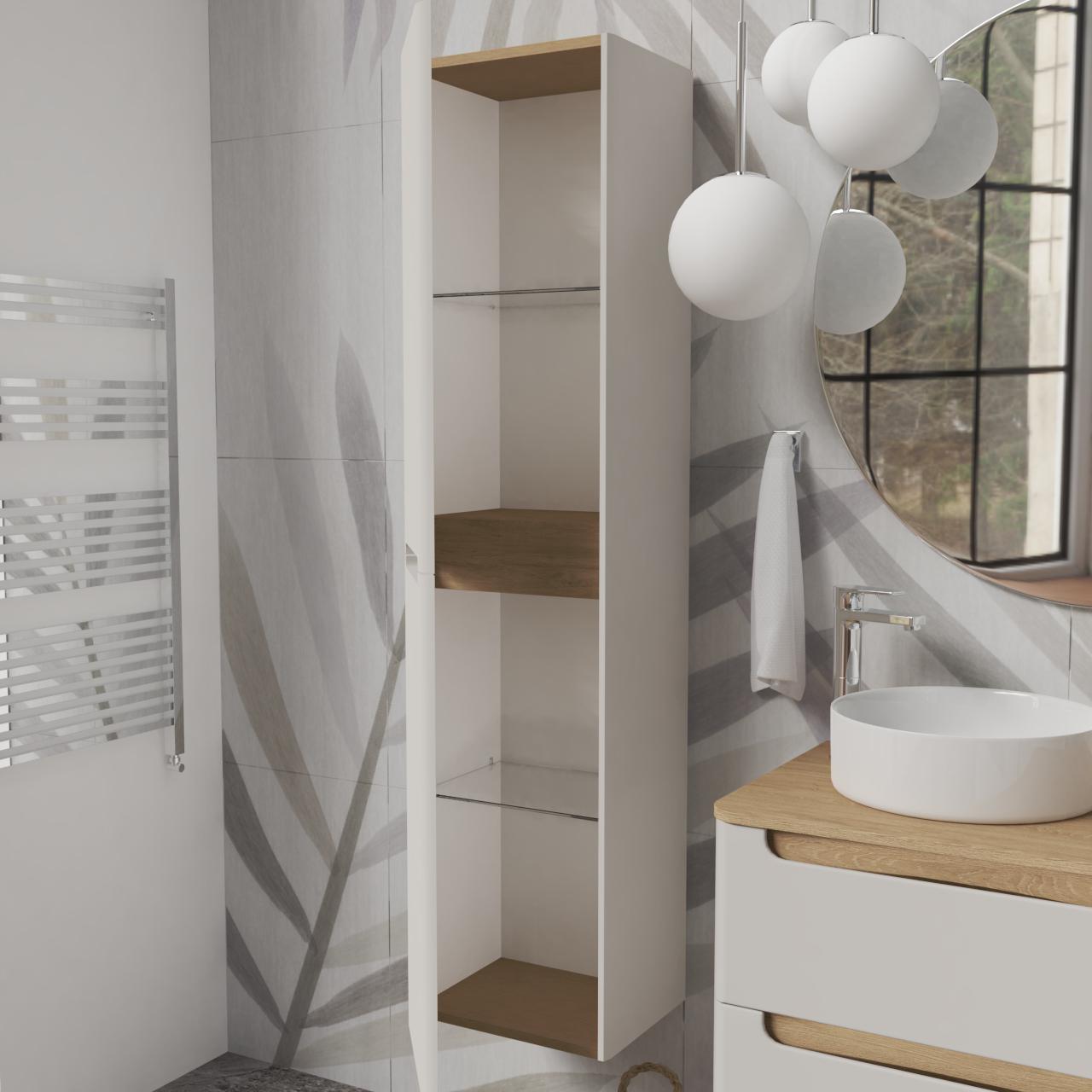 Пенал подвесной MVK Vostok Terra 40 B1 левый эмаль 400х300х1600 мм Кашемир матовый (tr140lcs) - фото 3 Пенал подвесной MVK Vostok Terra 40 B1 левый эмаль 400х300х1600 мм Кашемир матовый (tr140lcs) - фото 3