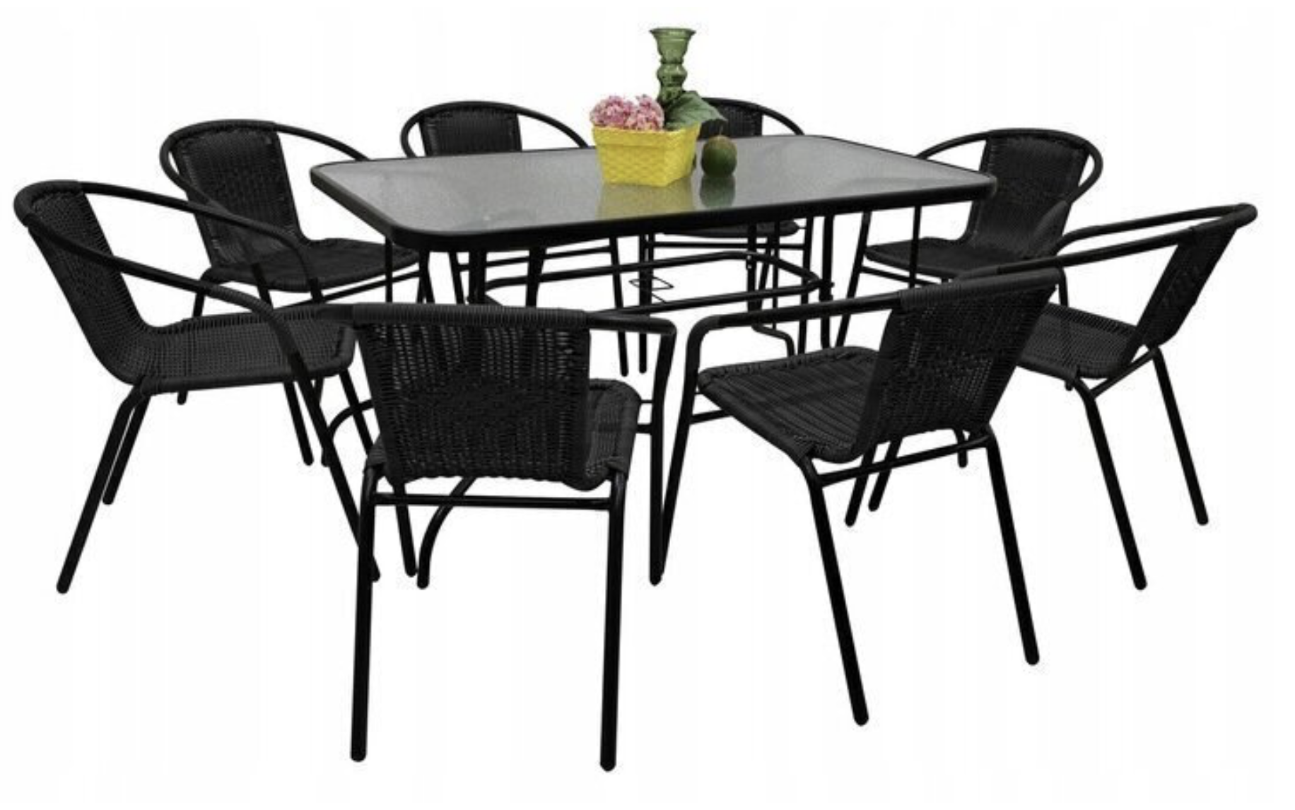 Комплект садовой мебели JUMI Garden Bistro стол 150x90 см и 6 стульев (OM-710290-1 OM-291850-8)
