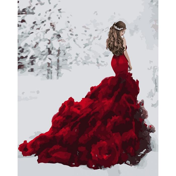 Картина по номерам Идейка Снежная королева КНО4540 холст на подрамнике 40x50 см (1499532127)