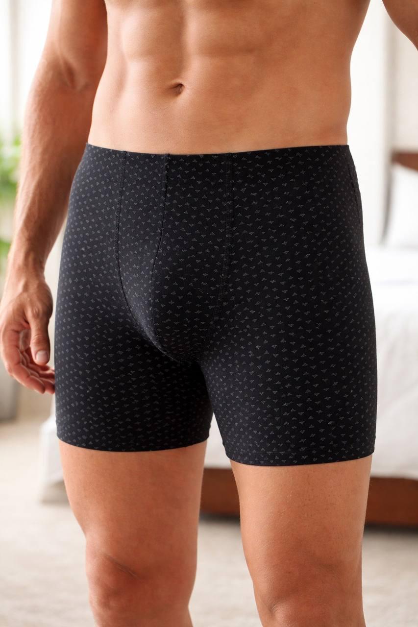 Трусы-боксеры мужские BAYKAR М р. 44-46 Черный (1438-02)