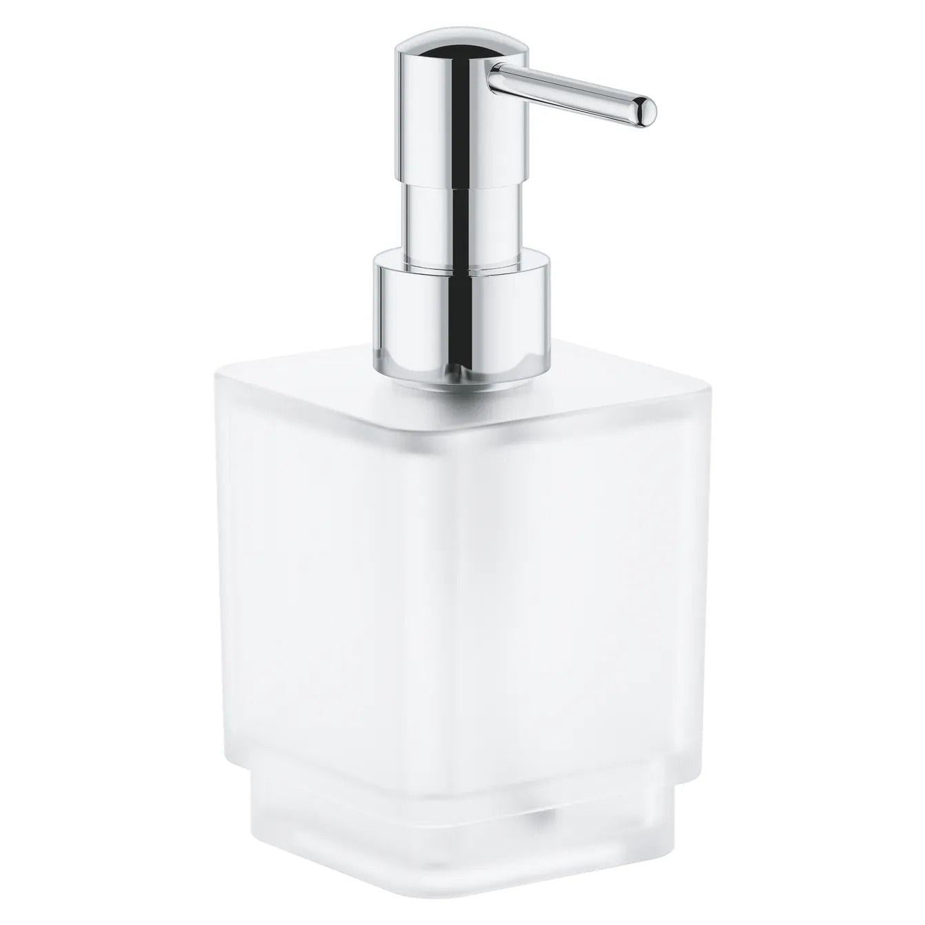 Дозатор для жидкого мыла Grohe Selection Cube настенный Хром (40805000) Дозатор для жидкого мыла Grohe Selection Cube настенный Хром (40805000)