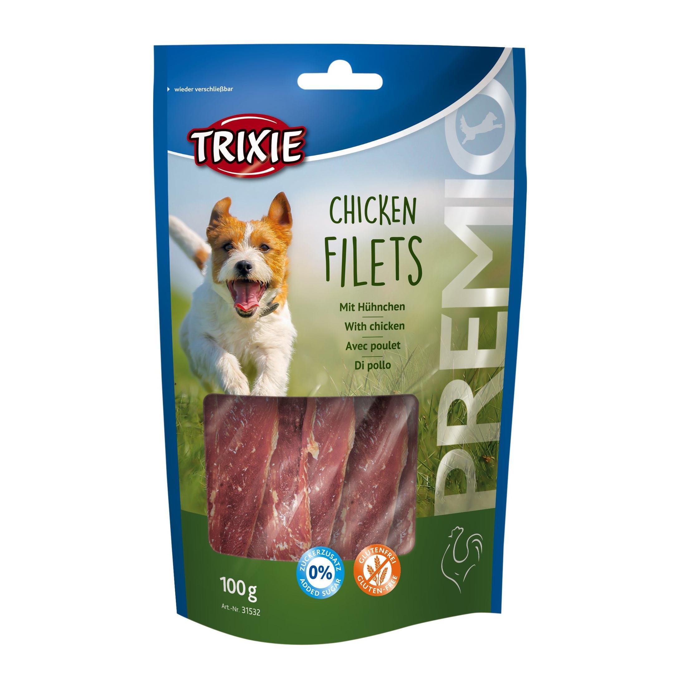 Лакомство для собак Trixie PREMIO Chicken Filets 100 г Лакомство для собак Trixie PREMIO Chicken Filets 100 г