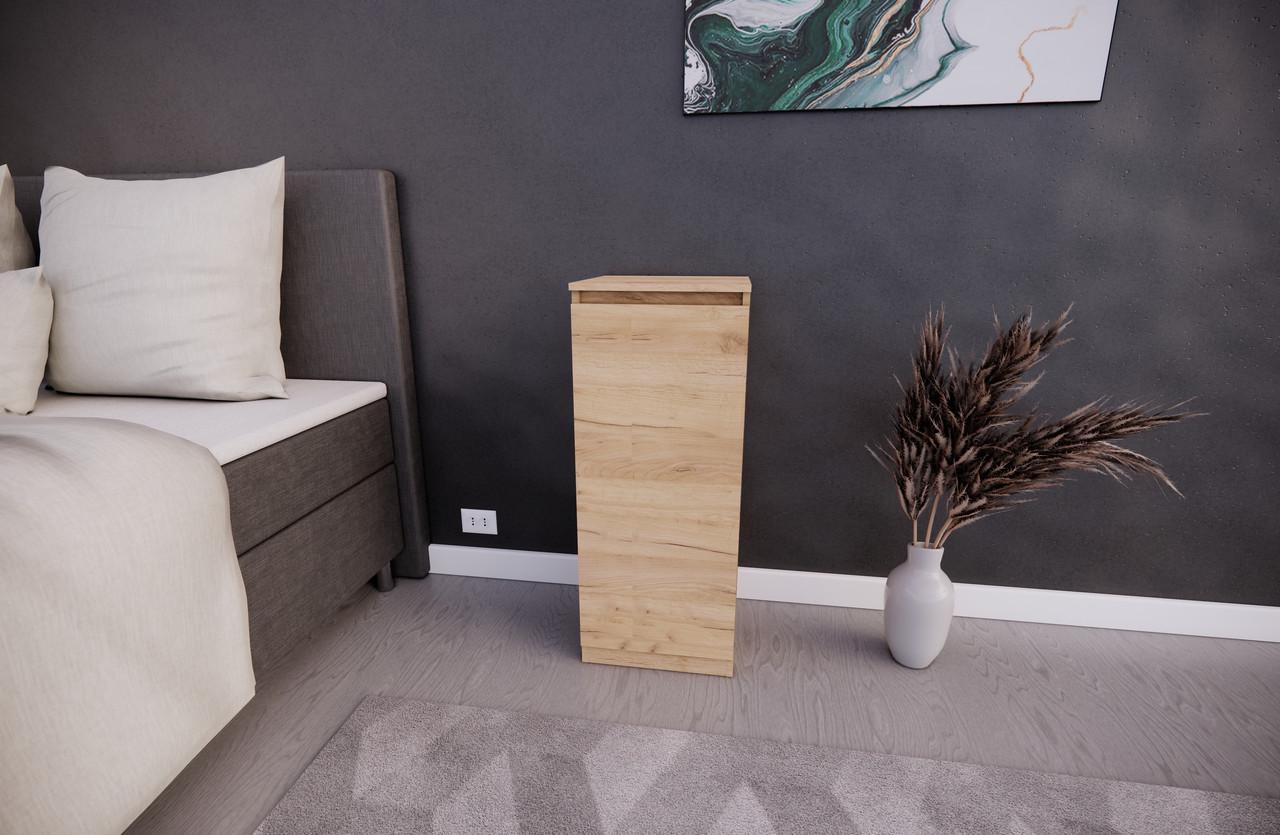 Тумба приліжкова MEBEX 40х40х100 см Дуб Крафт (VS4D400DC) - фото 2 Тумба приліжкова MEBEX 40х40х100 см Дуб Крафт (VS4D400DC) - фото 2