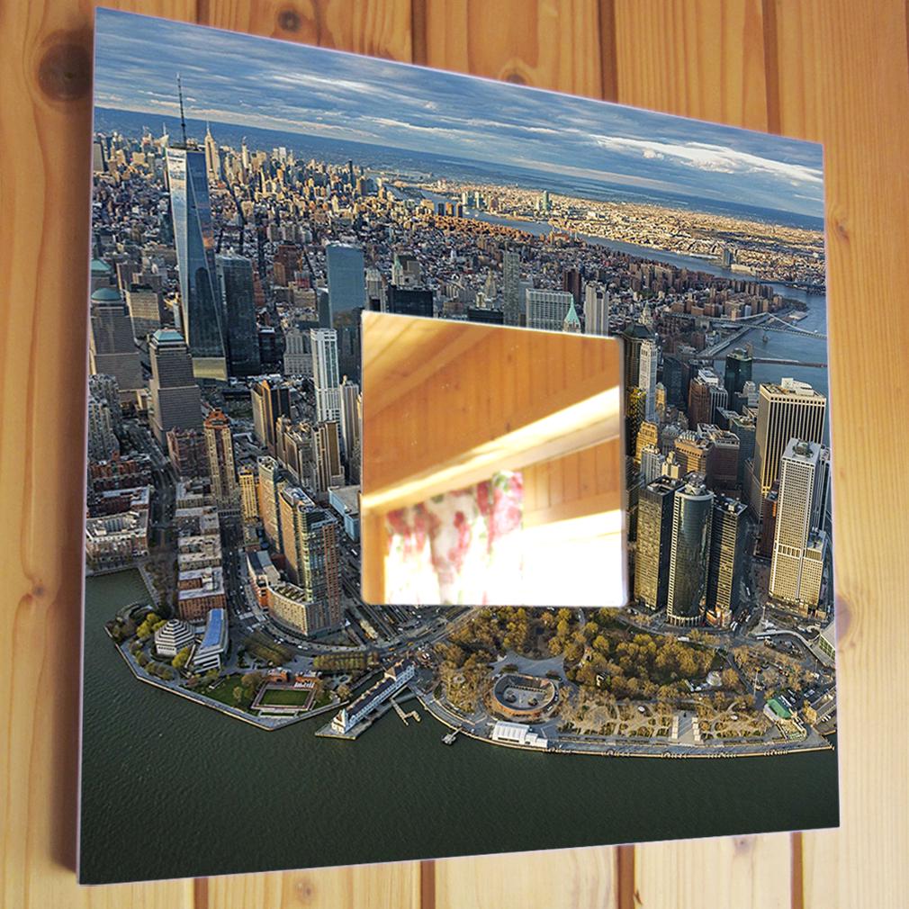 Зеркало декоративное Манхэттен Нью Йорк 260х260 мм (M03055) Зеркало декоративное Манхэттен Нью Йорк 260х260 мм (M03055)