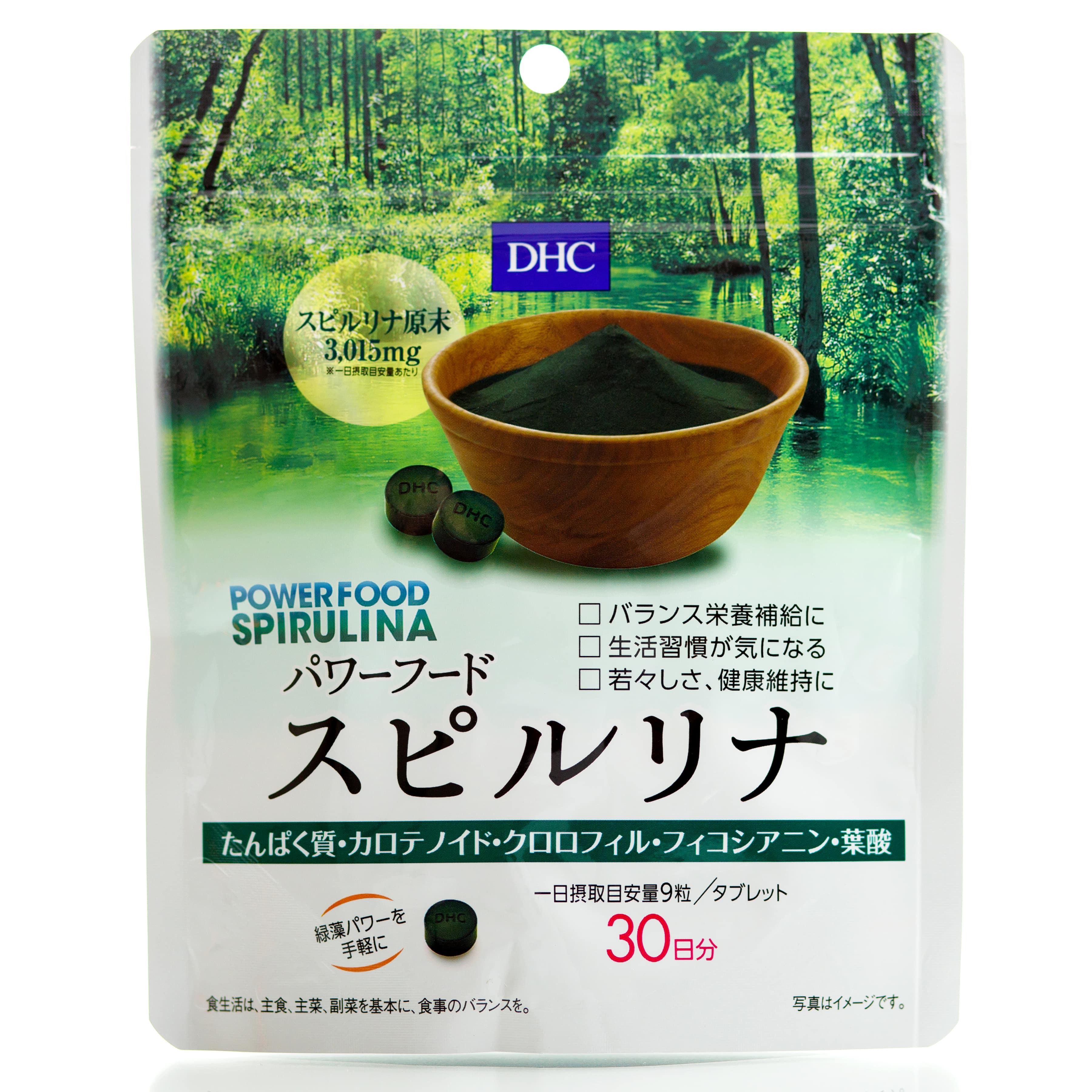 Биодобавка спирулина DHC Spirulina Powerfood 30 дн. 270 шт.