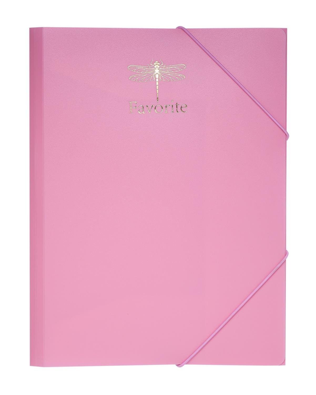 Папка на резинках Buromax PASTEL А4 Розовый (BM.3954-10)