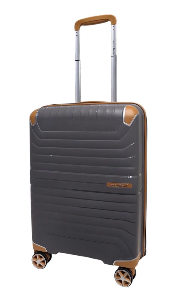 Чемодан Snowball 59103 маленький S Серый (0b4a14f64245aa32fdb619a25fc7f6d8)