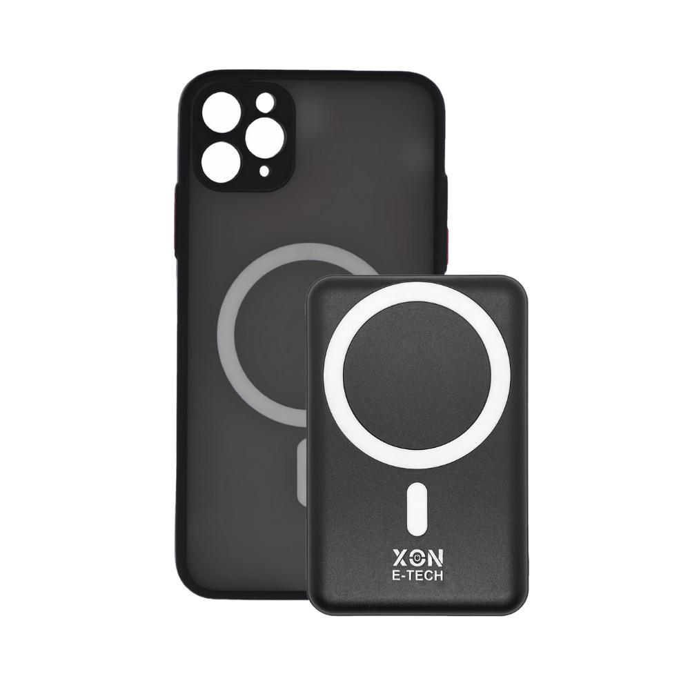 Чехол с беспроводной батареей XON 5000 mAh для iPhone 11 Pro Max BatteryCase Черный (948903142)
