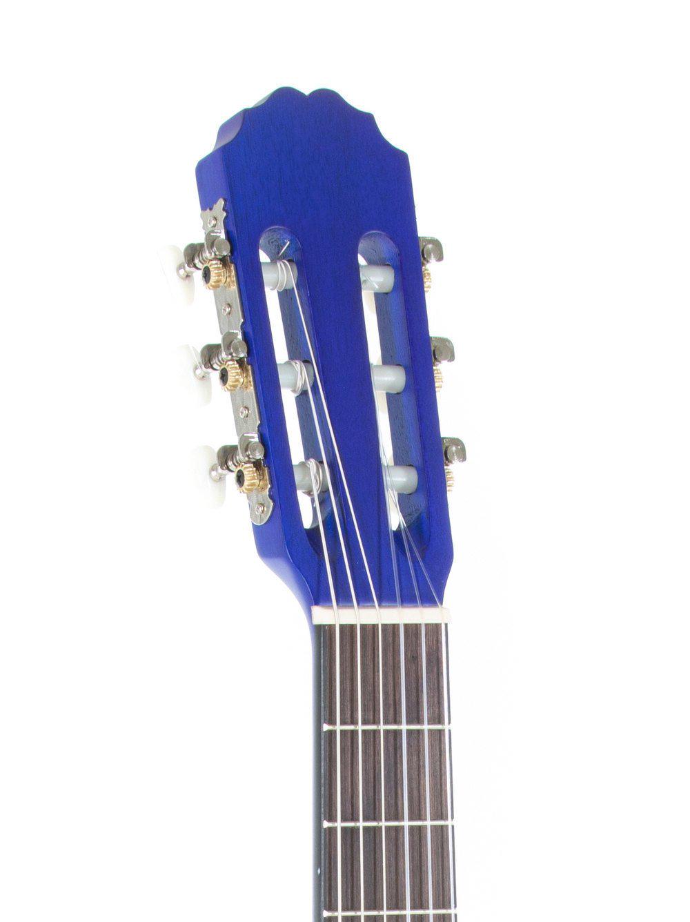 Классическая гитара GEWA Basic 3/4" Transparent Blue (G-PS510145) - фото 7 Классическая гитара GEWA Basic 3/4" Transparent Blue (G-PS510145) - фото 7