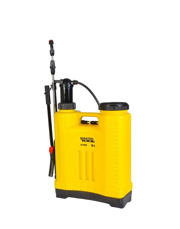 Обприскувач ранцевий MasterTool гідравлічний штанга 55-100 см 16 л (25309323)
