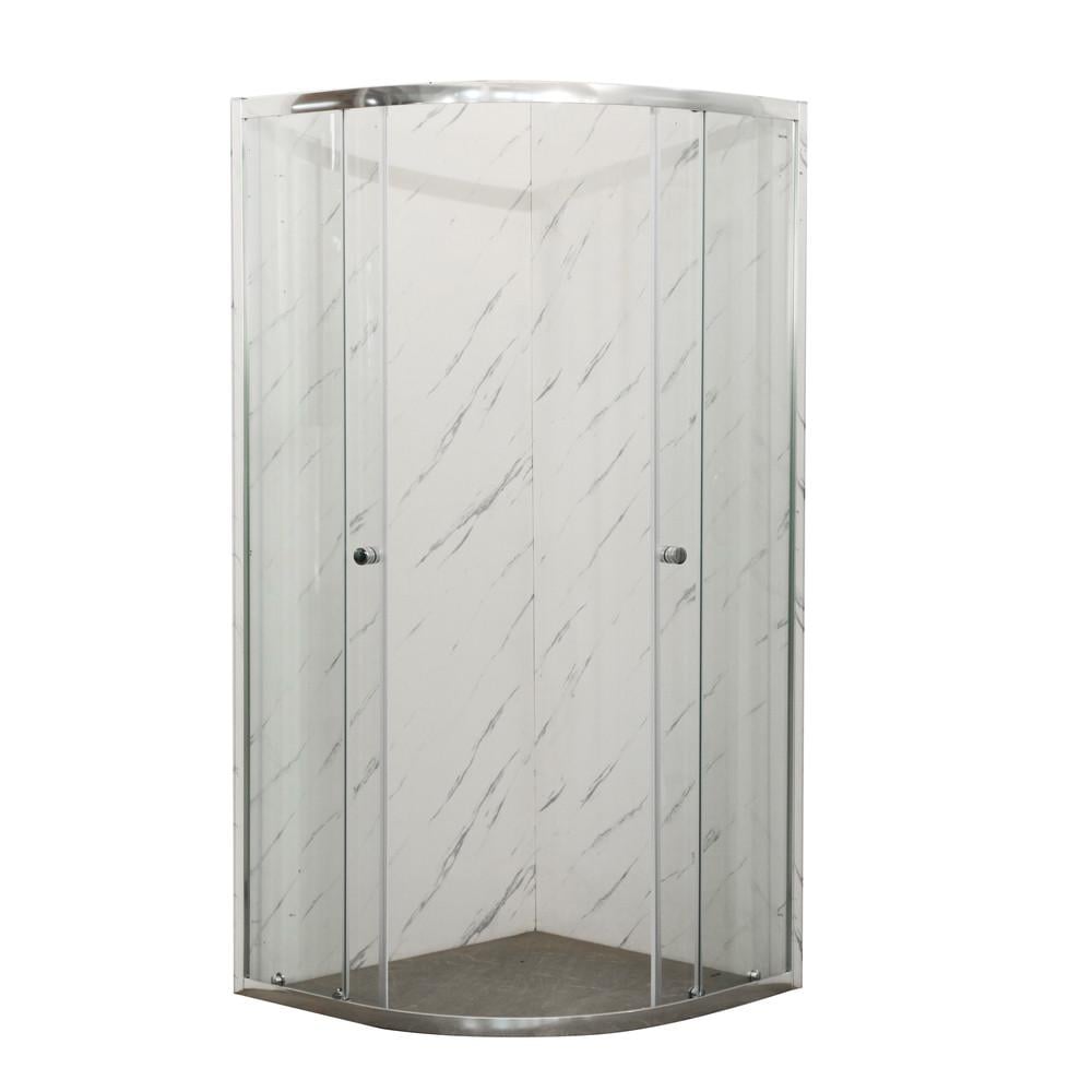 Душевая кабина без поддона MIXXUS Premium DIVERSE SC01-90x90x195-TR прозрачное стекло 5 мм Chrome (MI6859) - фото 4