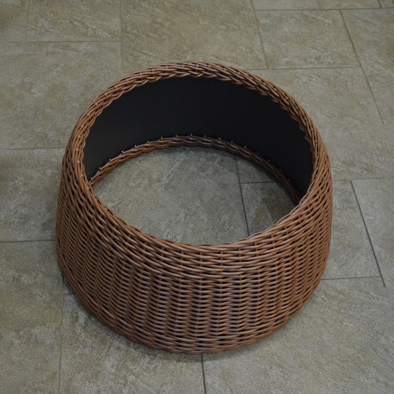 Подставка-юбка под елку плетеная из шт.учного ротанга/ручной работы L Молочный шоколад (23380180) - фото 6