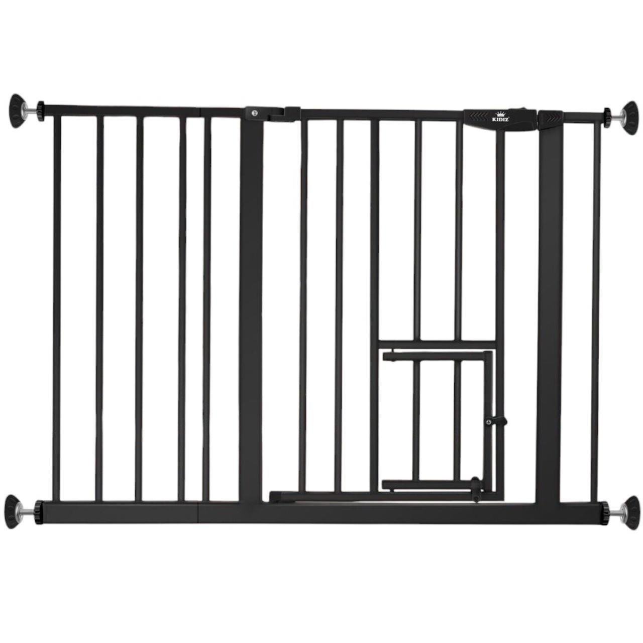 Барьер для защиты детей и домашних животных 88-101 см Черный