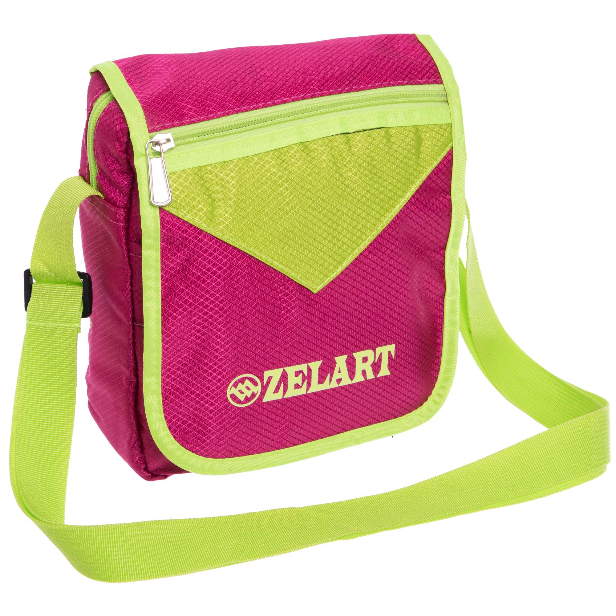 Спортивная сумка Zelart GA-5747 полиэстер 23х18х7,5 см Розовый (GA-5747_Розовый)