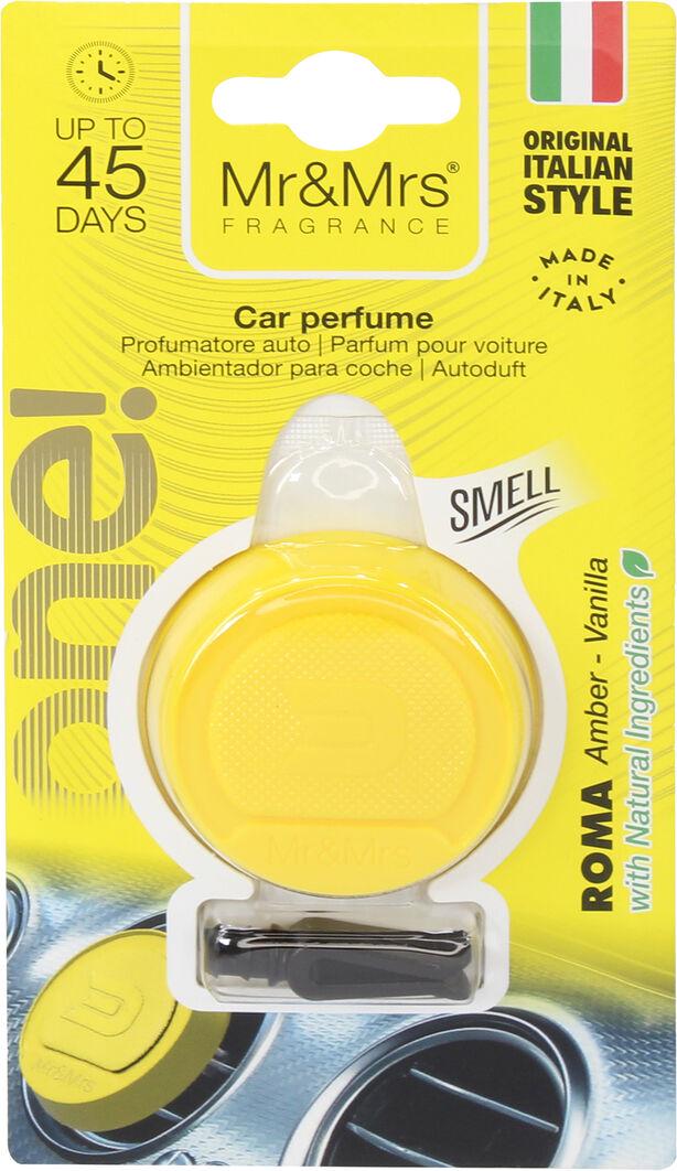 Ароматизатор Mr&Mrs One Yellow Roma Blister полимерный на дефлектор (JDOTBS003LV01)