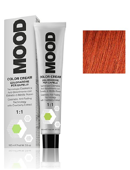 Крем-фарба для волосся Мood Сolor з аміаком 100 мл 7/45 Мідно-червоний блондин
