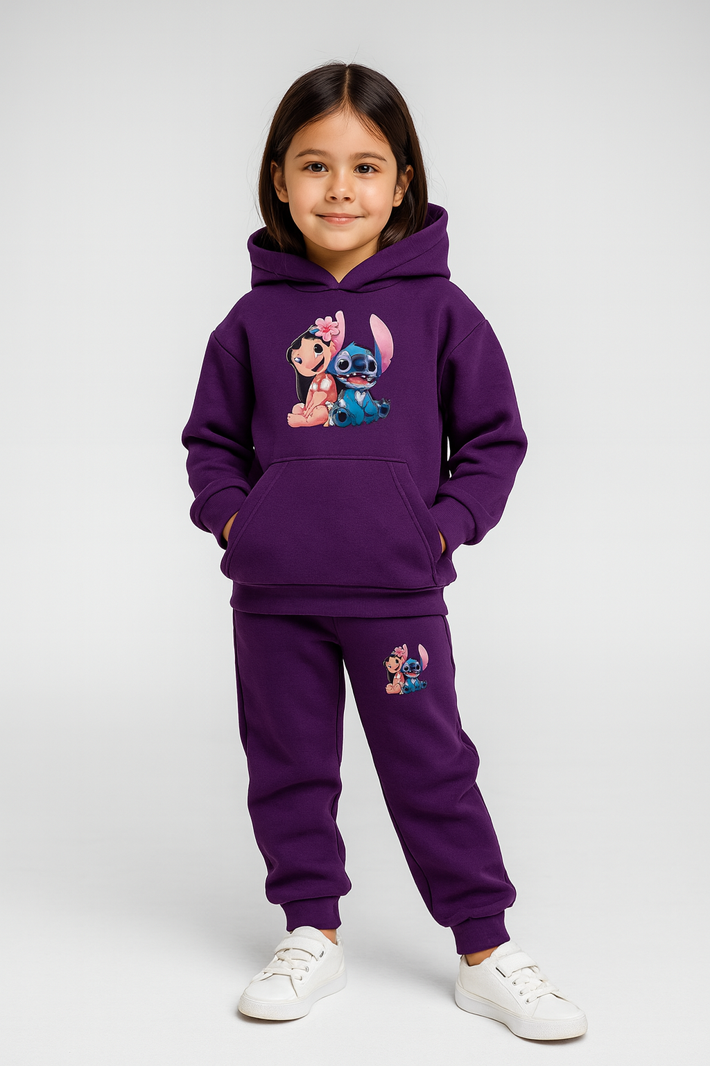 Спортивный костюм для детей Лило и Стич с капюшоном 146 см (29636469)