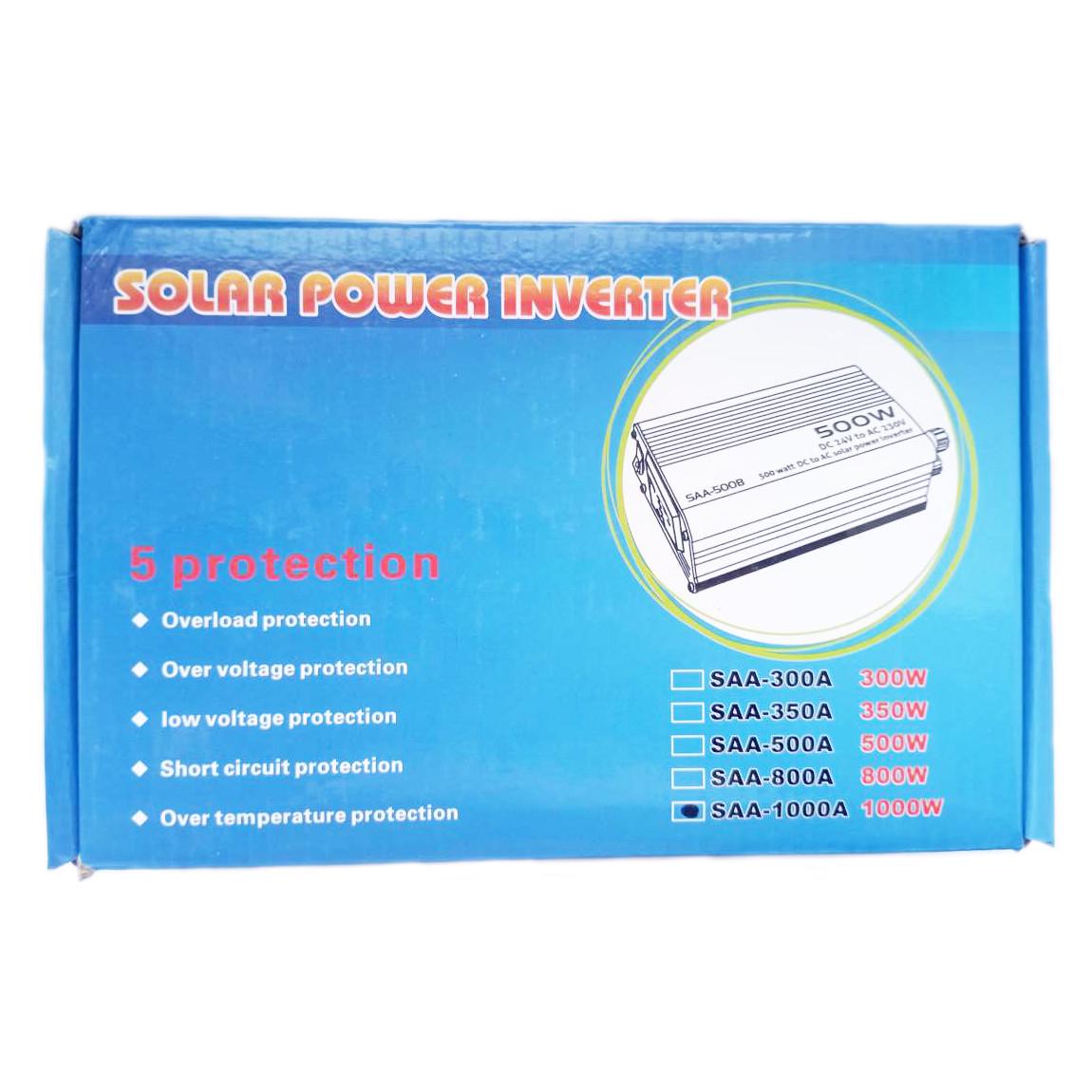 Инвертор для дома Himastar Solar Power 1000W 016 с 12V на 220V 1 розетка/1 USB - фото 5 Инвертор для дома Himastar Solar Power 1000W 016 с 12V на 220V 1 розетка/1 USB - фото 5