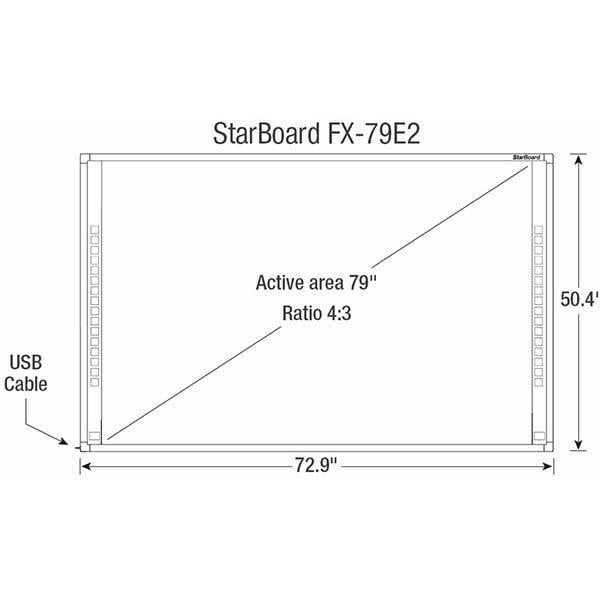 Интерактивная доска Starboard FX-79E2 (12430361) - фото 2