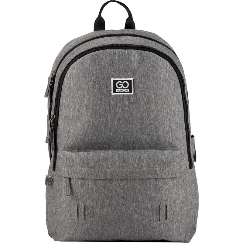Рюкзак GoPack Сity 43x30x14 см 20 л Серый (GO20-140L-2)