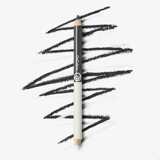 Карандаш для глаз двусторонний oriflame OnColour Снег и Графит код 41367 (29008537)
