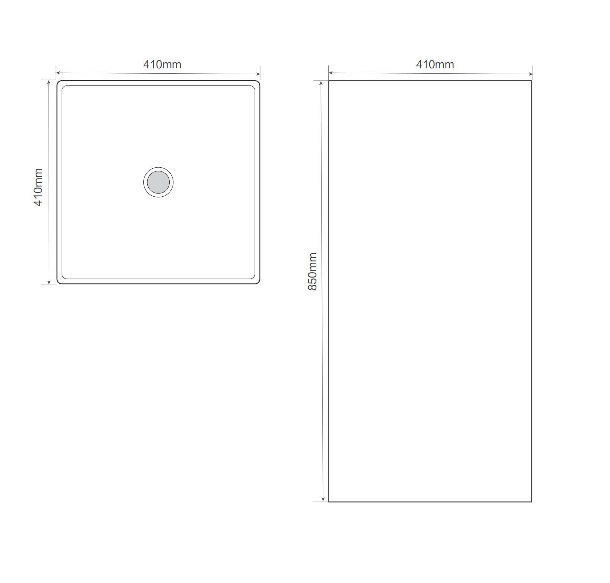 Раковина моноблок MIXXUS PREMIUM QUADRO-1101 410х410х850 мм (OL-MP6574) - фото 2 Раковина моноблок MIXXUS PREMIUM QUADRO-1101 410х410х850 мм (OL-MP6574) - фото 2
