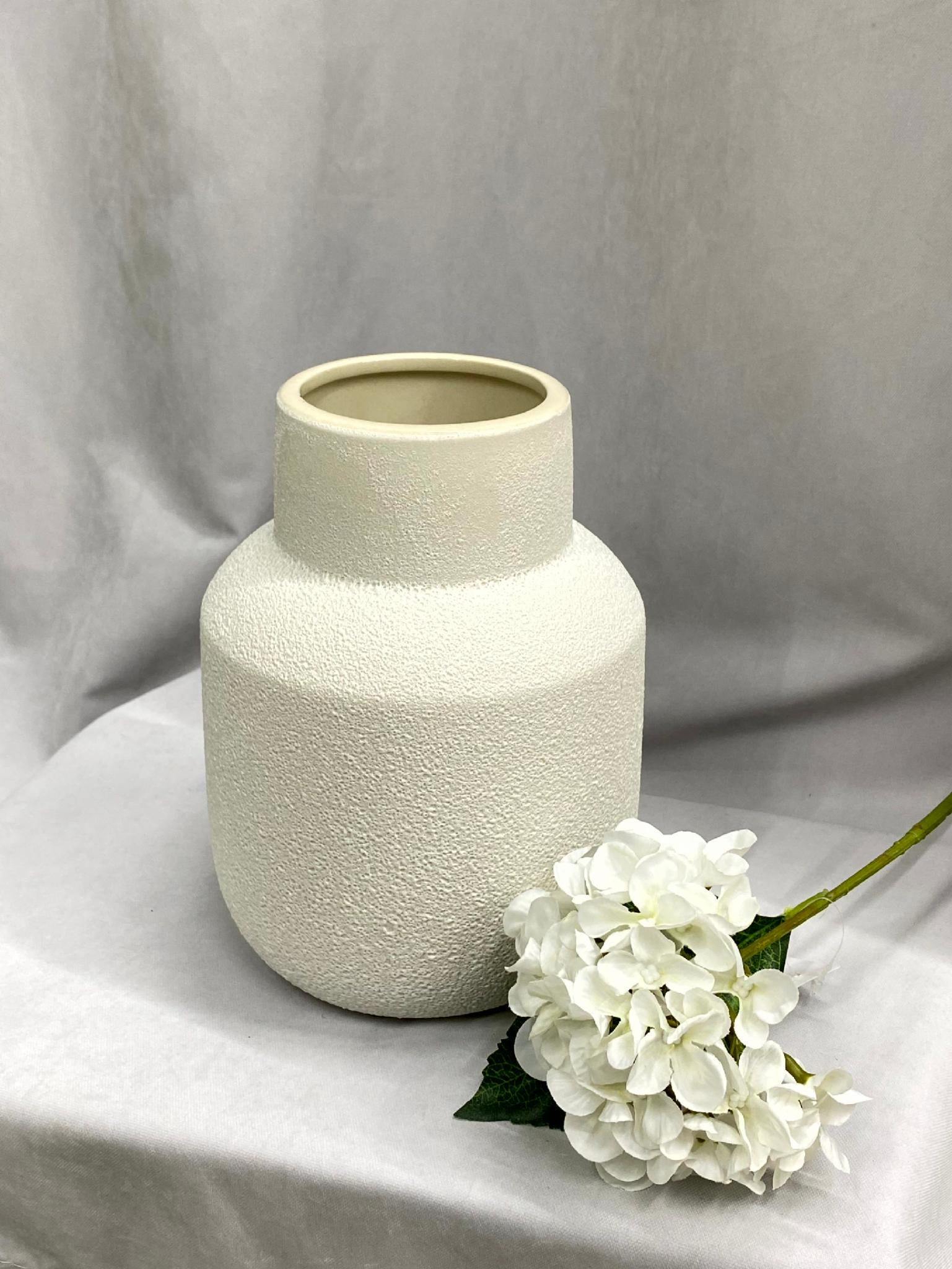 Ваза керамічна Шовк h20,5 см d 15 см - фото 2