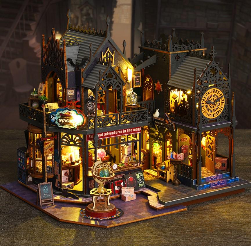 Конструктор-румбокс DIY House Замок чарівника з підсвічуванням 25х20х22 см (2104618650) - фото 4 Конструктор-румбокс DIY House Замок чарівника з підсвічуванням 25х20х22 см (2104618650) - фото 4