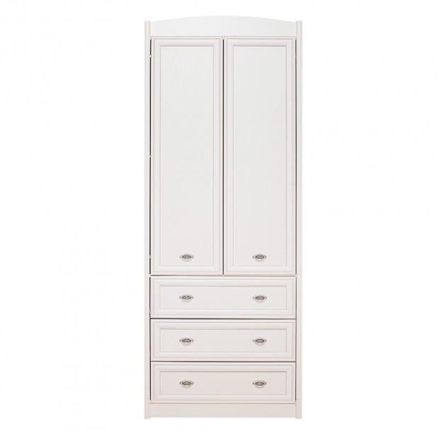 Шкаф двухдверный с ящиками Gerbor Holding Салерно SZF2D3S Белый