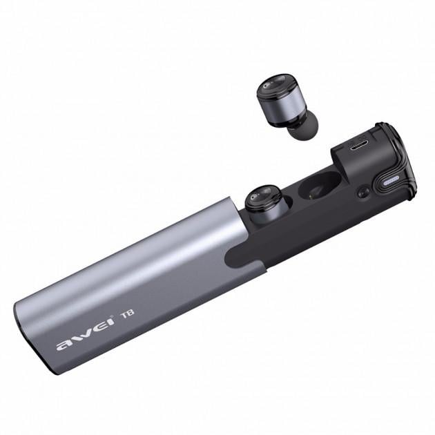 Наушники беспроводные AWEI T8 Bluetooth Серый (SUN3054)